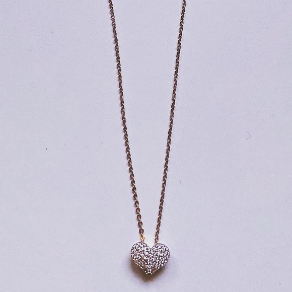 Elegant Heart Pendant Necklace with Sparkling Crystals – Perfect Gift - Picture 12 of 15